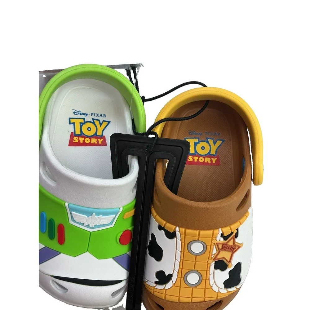 Disney Pixar Toy Story Clogs Toddler Sandals Buzz Lightyear Woody Sz 5/6